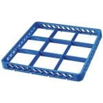 DISHWASHER BASKET RACKS EXTENDER FOR CUPS 9 COMPARTMENT MAX DIAMETER 151MM 50X50X4.5CM PADERNO