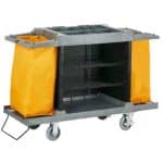 BY ORDER HOUSEKEEPING  CART TROLLEY PLASTIC OPEN TYPE WITH TWO BAGS 154X54X130CM WAS GERMANY