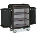 BY ORDER HOUSEKEEPING ROOM SERVICE TROLLEY TWO LAUNDRY BAGS 155X55X116CM WAS GERMANY