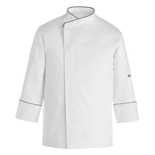 CLO-EGO-2031001AL.jpg EGO CHEF JACKET COMFORT WHITE LARGE 65-35 COTTON ITALY - Image 1