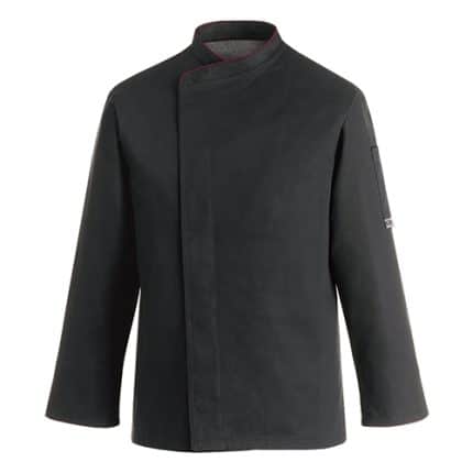 EGO CHEF JACKET COMFORT BLACK XXLARGE 65-35 COTTON ITALY