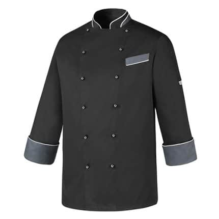 EGO CHEF JACKET HEAT BLACK MEDIUM 65-35 ITALY