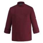 EGO CHEF JACKET OTTAVIO ML BORDEAUX MEDIUM MICROFIBER ITALY