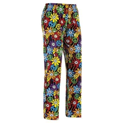 EGO CHEF TROUSER PEACE AND LOVE 100 COTTON MEDIUM ITALY