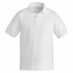 POLO SHIRT 100 COTTON M WHITE