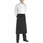 APRON KING 90X100CM  BLACK 65POL/35COT ITALY
