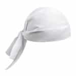 EGO CHEF HAT BANDANA WHITE 100 COTTON