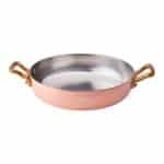 BY ORDER COPPER TINNED OMELETTE PAN TWO HANDLE 20X5CM AGNELLI-FASA ITALY