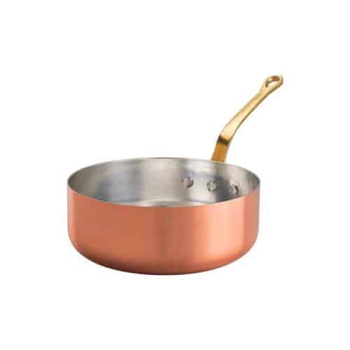 COO-AGN-ALCU107G20.jpg CASSEROLE PAN COPPER WITH CAST-IRON HAND 20CM 2.5L AGNELLI-FASA ITALY - Image 1