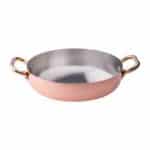 OMELETTE PAN COPPER 2HANDLES 28CM AGNELLI-FASA ITALY