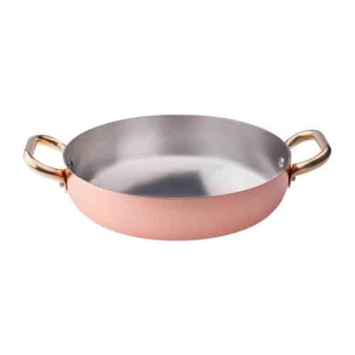 COO-AGN-ALCU11032.jpg OMELETTE PAN COPPER 2HANDLES 32CM AGNELLI-FASA ITALY - Image 1