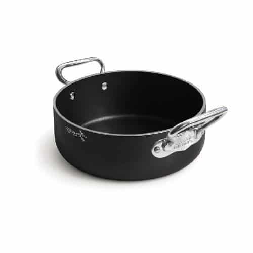 COO-AGN-ALCX2106SSPI32.jpg BY ORDER 1907 AL-BLACK CASSEROLE POT INDUCTION 32X10.5CM 8.4L AGNELLI ITALY - Image 1