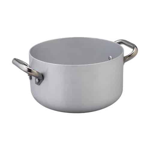 COO-AGN-ALMA104PI32.jpg BY ORDER CASSEROLE POT 2HAND ALLUMINIUM 32CM 8L 3MM ALMA10632 FASA-AGNELLI ITALY - Image 1