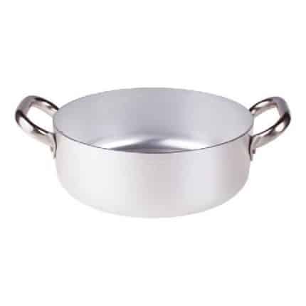 BY ORDER CASSEROLE POT 2HAND ALLUMINIUM 45CM 26.3L 3MM ALMA10645 FASA-AGNELLI ITALY