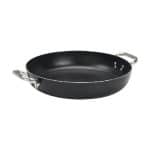 OMELETTE PAN ALBLACK ALUMIN 2 HANDS NON STICK  40 X 7.5CM ALBLACK 3MM AGNELLI - ITALY
