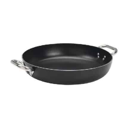 OMELETTE PAN ALBLACK ALUMIN 2 HANDS NON STICK  40 X 7.5CM ALBLACK 3MM AGNELLI - ITALY