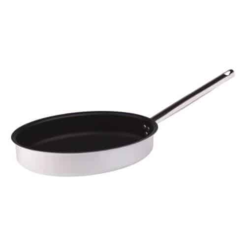 COO-AGN-ALSA121S34.jpg FRYPAN ALUM OVAL NON STICK 1HAND 34X23X6.5CM AGNELLI - Image 1