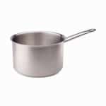 SAUCEPAN 1HANDLE 12X7CM 0.8L WITH TWO SPOUTS S/S 18-10 AGNELLI - ITALY