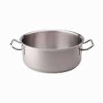 CASSEROLE POT 2HANDLES 20CM 2.8L S/S 18-10 AGNELLI - ITALY
