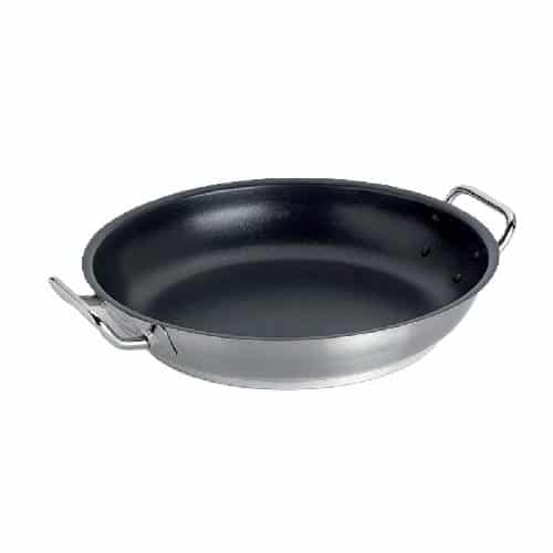 COO-AGN-COIX3110SP24.jpg OMELETTE PAN 2 HANDLES 24CM 3MM S/S TEFLON AGNELLI -  ITALY - Image 1