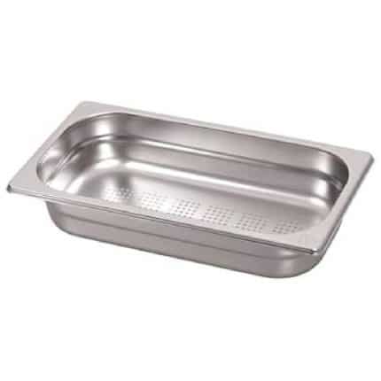 PERFORATED CONT. S/S 18-10 1/3 10CM S/S AGNELLI - ITALY