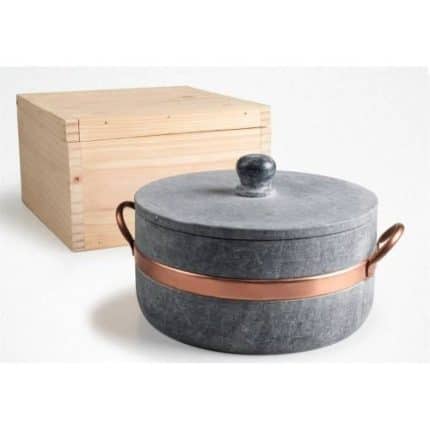 BY ORDER STONE LINE OLLARE SAUCEPOT WITH LID 28CM AGNELLI - ITALY