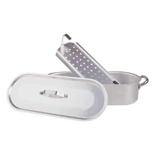 COO-AGN-FAMA1850.jpg FISH KETTLE ALUMINIUM 50X16X11CM AGNELLI-FASA ITALY - Image 1