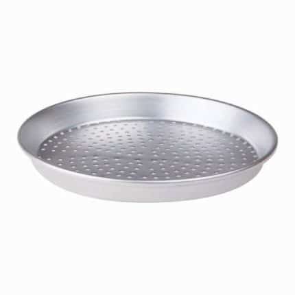 PIZZA PAN ALLUMINIUM PERFORATED 32CM AGNELLI - ITALY
