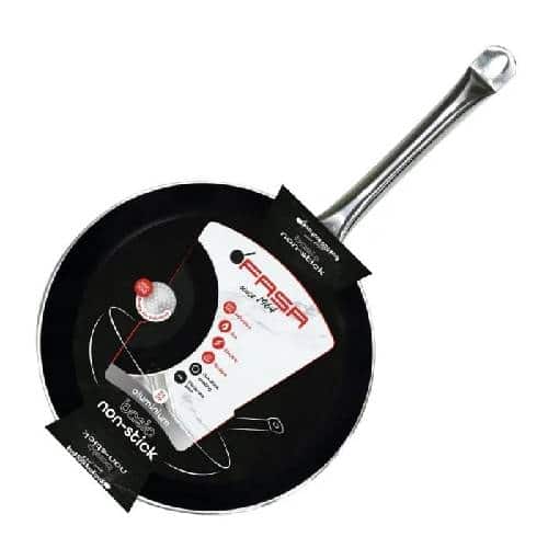 COO-FAS-028140036.jpg BASIC FRYPAN 36CM INDUCTION NON STICK ALUMINIUM 3MM TUBULAR HANDLE FASA - ITALY - Image 1