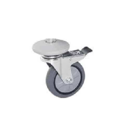COO-GTS-24-0020.jpg BY ORDER SPARE WHEEL SET 4 FOR TROLLEY INOX 24-4101, 24-4103 GTSA - Image 1