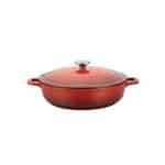 BY ORDER CASSEROLE ALUMINIUM RED INDUCTION NON STICK ALUMINIUM 28X7.5CM GTSA