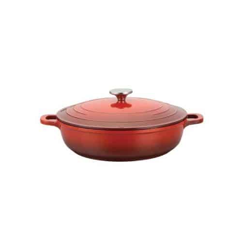 COO-GTS-55-3428.jpg BY ORDER CASSEROLE ALUMINIUM RED INDUCTION NON STICK ALUMINIUM 28X7.5CM GTSA - Image 1