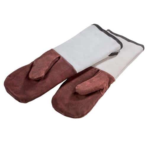 COO-MAR-GL2.jpg GLOVE FOR OVEN LONG LEATHER PAIR 450C 05706 MARTELLATO - Image 1