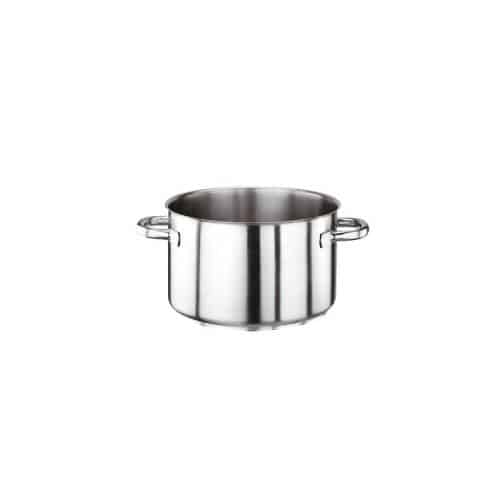 COO-PAD-11007-20.jpg COOKWARE PROFESSIONAL 18-10 INOX SERIES 1000 SAUCE POT 20X12CM 3.8L PADERNO MADE IN ITALY - Image 1