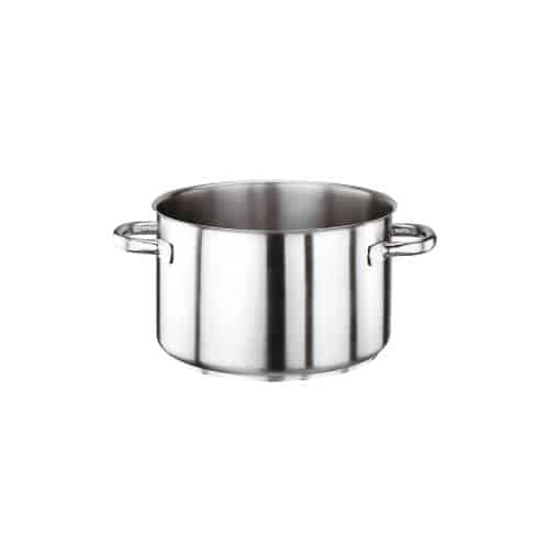 COO-PAD-11007-28.jpg COOKWARE PROFESSIONAL 18-10 INOX SERIES 1000 SAUCE POT 28X16CM 9.8L PADERNO MADE IN ITALY - Image 1