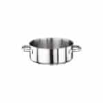 COOKWARE PROFESSIONAL 18-10 INOX SERIES 1000 LOW CASSEROLE POT 24X9.5CM 5.8L PADERNO MADE IN ITALY