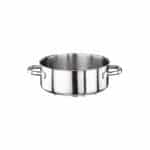 COOKWARE PROFESSIONAL 18-10 INOX SERIES 1000 LOW CASSEROLE POT 32X11CM 9.2L PADERNO MADE IN ITALY