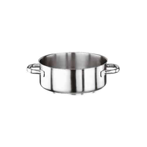COO-PAD-11009-32.jpg COOKWARE PROFESSIONAL 18-10 INOX SERIES 1000 LOW CASSEROLE POT 32X11CM 9.2L PADERNO MADE IN ITALY - Image 1