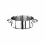 COOKWARE PROFESSIONAL 18-10 INOX SERIES 1000 LOW CASSEROLE POT 36X13CM 13L PADERNO MADE IN ITALY