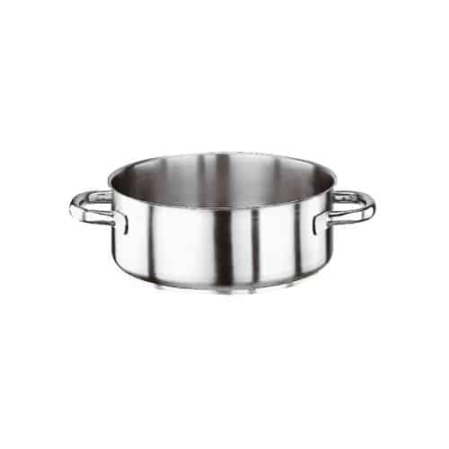 COO-PAD-11009-36.jpg COOKWARE PROFESSIONAL 18-10 INOX SERIES 1000 LOW CASSEROLE POT 36X13CM 13L PADERNO MADE IN ITALY - Image 1