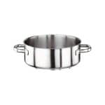 COOKWARE PROFESSIONAL 18-10 INOX SERIES 1000 LOW CASSEROLE POT 40X14.5CM 18L PADERNO MADE IN ITALY