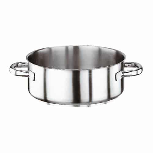 COO-PAD-11009-50.jpg COOKWARE PROFESSIONAL 18-10 INOX SERIES 1000 LOW CASSEROLE POT 50X19CM 37L PADERNO MADE IN ITALY - Image 1