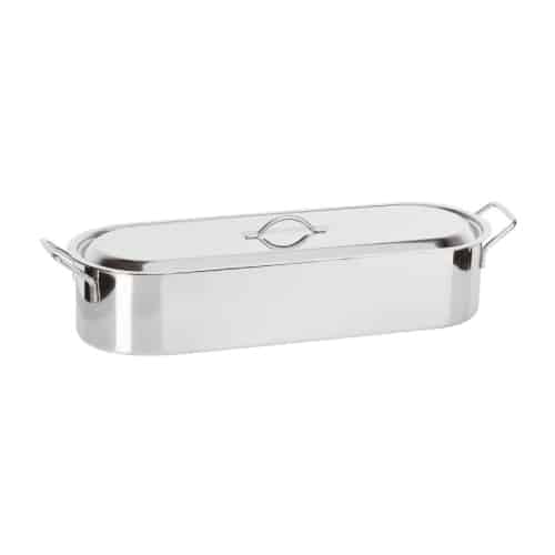 COO-PAD-41964-45.jpg BY ORDER FISH KETTLE WITH GRID 46X15.5X10.5CM S/S PADERNO ITALY - Image 1