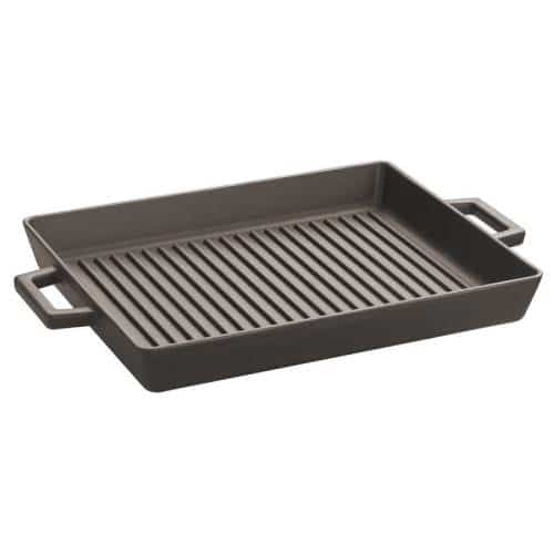 COO-PAD-44210-32.jpg SLOWCOOK ENAMELLED CAST IRON INDUCTION GRILL 26X32CM BLACK PADERNO - Image 1