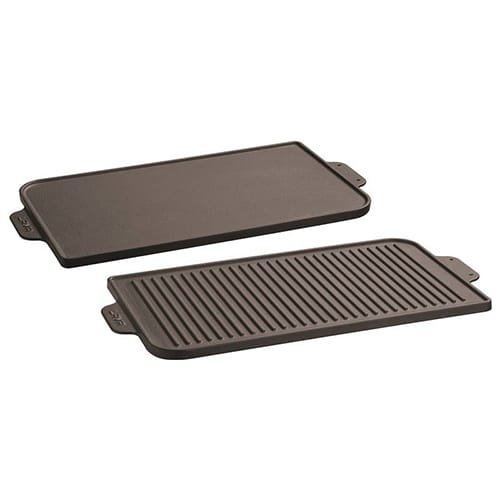 COO-PAD-44217-45.jpg BY ORDER CAST IRON GRILL RECTANGULAR 26X47CM PADERNO ITALY - Image 1