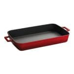BY ORDER SLOWCOOK ENAMELLED CAST IRON INDUCTION ROASTING PAN 22X30CM RED PADERNO