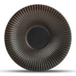 BRASS PLATE 27.5CM STRIPED SILVER F2D BELGIUM - Image 2