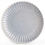 FADED DUNE PLATE 28CM BLUE F2D BELGIUM