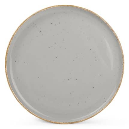 COLLECT PLATE 26CM GREY BONBISTRO BELGIUM
