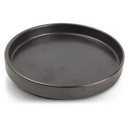 BY ORDER VERSO STACKABLE PLATE 14.5X2CM BLACK CHIC